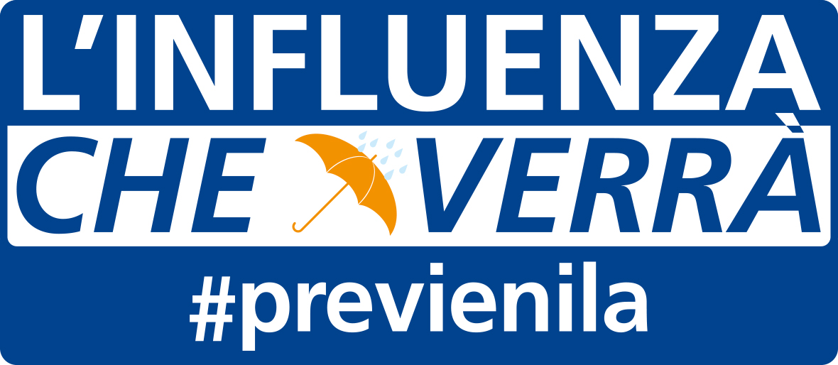 Logo campagna d'informazione sui metodi di prevenzione dell'influenza